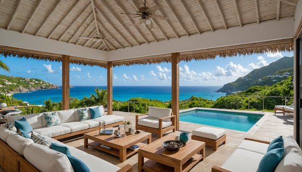 Discover breathtaking vacation rentals with sea views in st barts